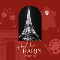 Paris Holiday Travel  Instagram Post Image Preview