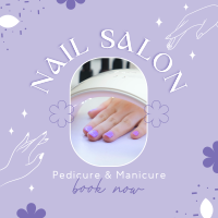 Modern Nail Salon Instagram Post Design