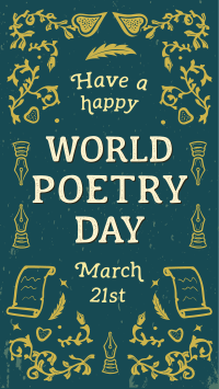 World Poetry Day Instagram Reel