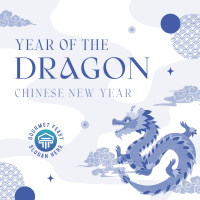 Year Of The Dragon Instagram Post Image Preview