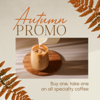 Autumn Coffee Promo Linkedin Post