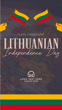 Modern Lithuanian Independence Day Instagram Reel Image Preview