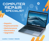 Computer Repair Specialist Facebook Post Design