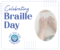 International Braille Day Facebook Post