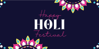 Holi Festival Twitter Post