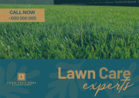 Lawn Care Experts Postcard