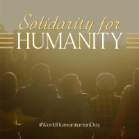 Simple Humanitarian Day Instagram Post Design