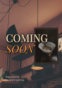 Cafe Opening Soon Flyer