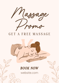 Relaxing Massage Flyer