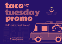 Taco Tuesday Postcard Image Preview