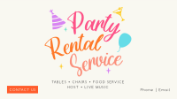 Cute Party Facebook Event Cover