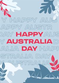 Australia Day Modern Flyer