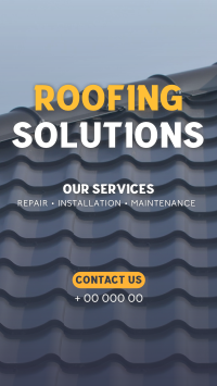 Professional Roofing Solutions TikTok Video