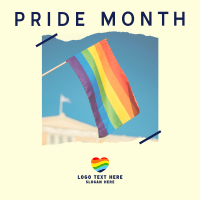 Pride Flag Month Instagram Post