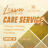 Lawn Care Maintenance Instagram Post