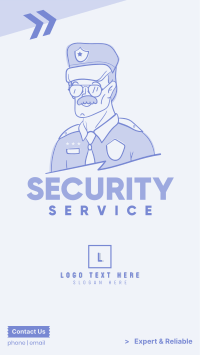 Security Officer Facebook Story