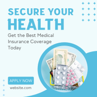 Secure Your Health Instagram Post Design