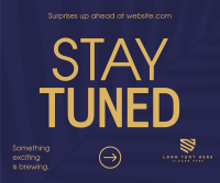 Stay Tuned Corporate Facebook Post Image Preview