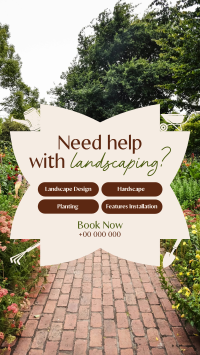 Landscaping Lawn Services Instagram Story