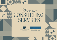 Consult Your Business Postcard