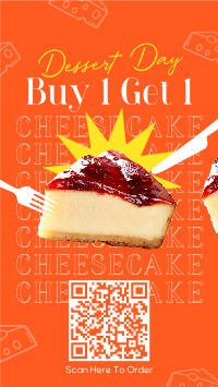 Cheesy Cheesecake Instagram Story