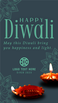 Diwali Light Festival Facebook Story