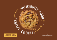 Chewy Cookie Postcard