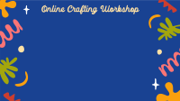 Online Crafting Workshop Zoom Background
