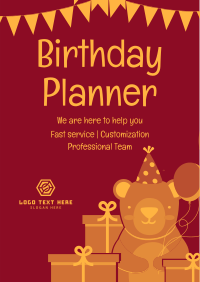 Birthday Planner Flyer