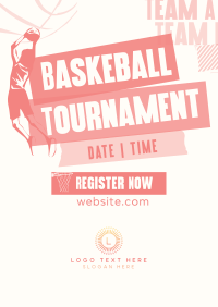 Sports Basketball Tournament Poster