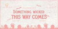 Wicked Halloween Party Twitter Post