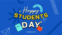 Happy Students Day Animation