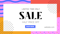 Flashy Limited Time Sale Facebook Event Cover