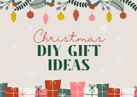 DIY Christmas Gifts Postcard