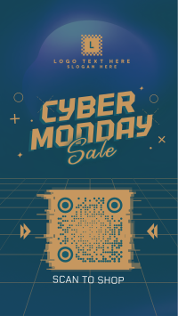 Cyber Monday Sale Facebook Story