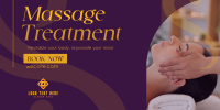 Simple Massage Treatment Twitter Post