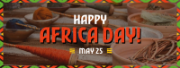 African Woman Facebook Cover example 2