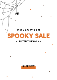 Spooky Sale Poster Image Preview