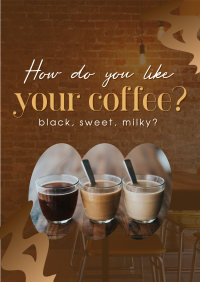 Coffee Flavors Flyer