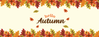 Hello Autumn Facebook Cover Image Preview