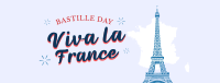 Celebrate Bastille Day Facebook Cover