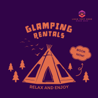 Holiday Glamping Rentals Instagram Post