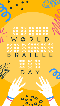 World Braille Day Instagram Story