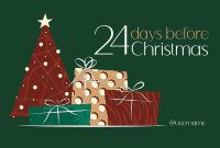 Elegant Christmas Countdown Pinterest Cover