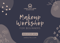 Makeup Workshop Postcard
