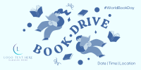 Donate Books, Fill Hearts Twitter Post