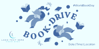 Donate Books, Fill Hearts Twitter Post