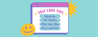 Self Care Tips Facebook Cover