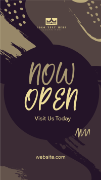 Memphis Now Open Instagram Story Design