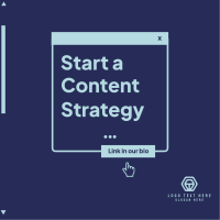 Content Strategy Instagram Post